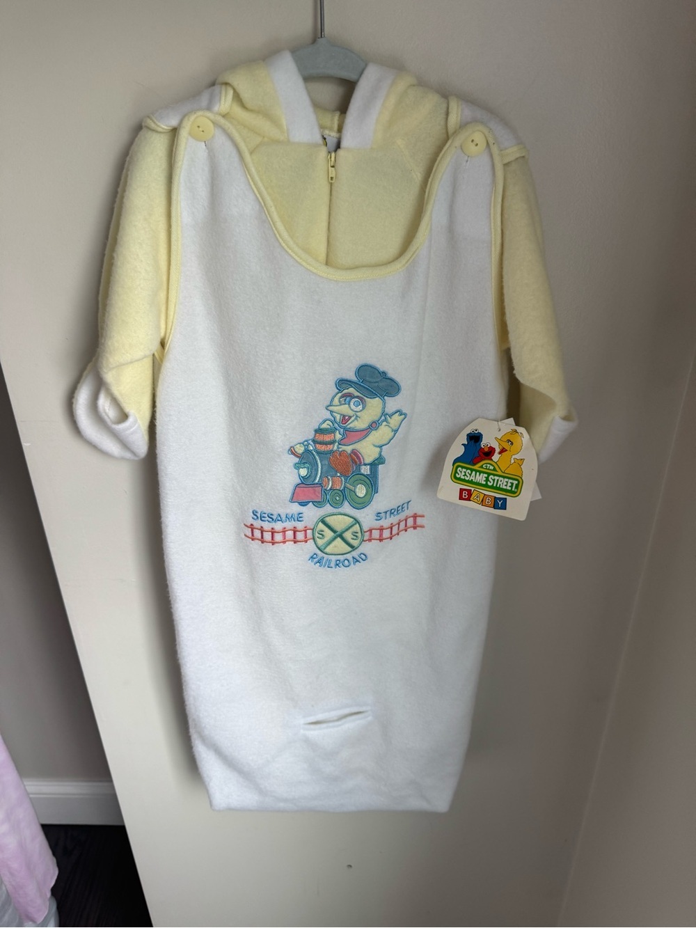 Vintage Sesame Street Baby Bunting 6-12 months NWTS Old Stock